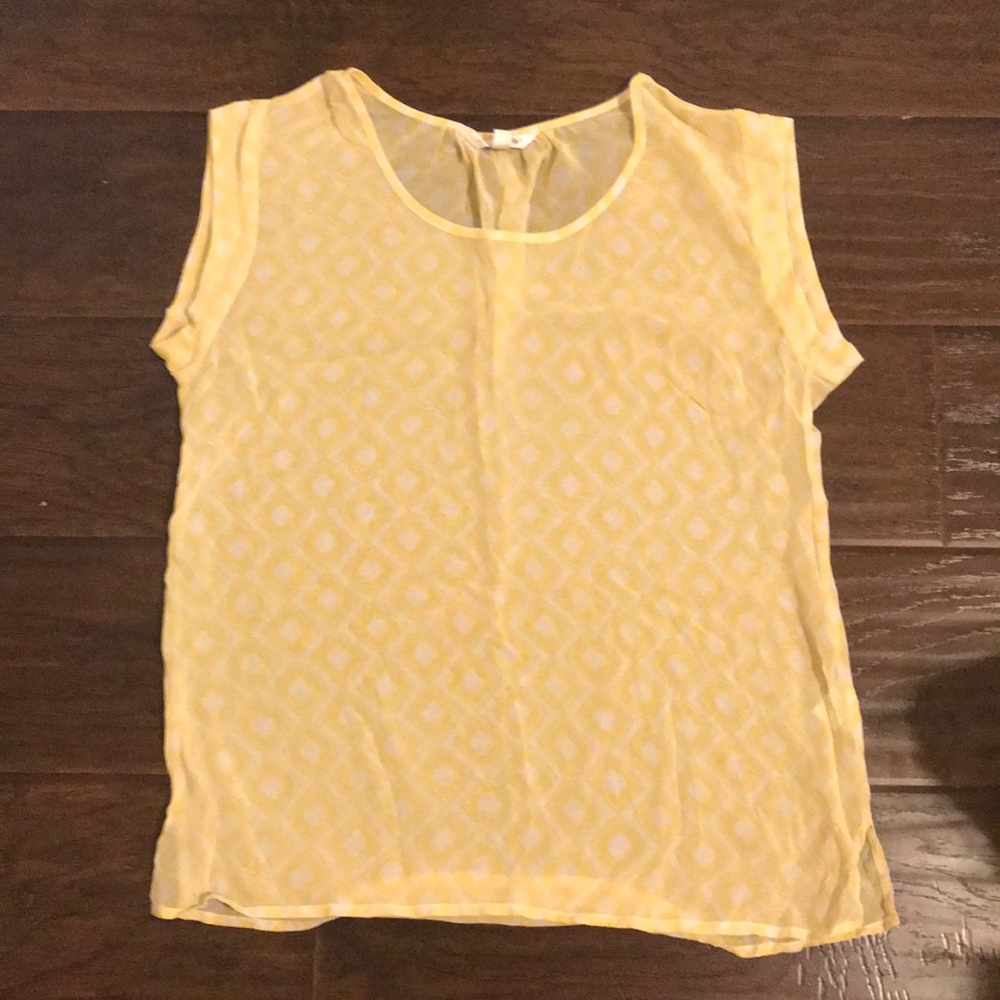 Sheer Yellow shirt